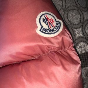 Pink MONCLER puffer